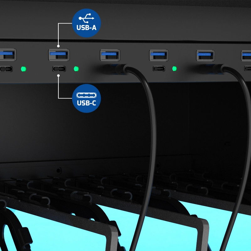 Зарядная станция Lenovo Port Designs Naotic Черный