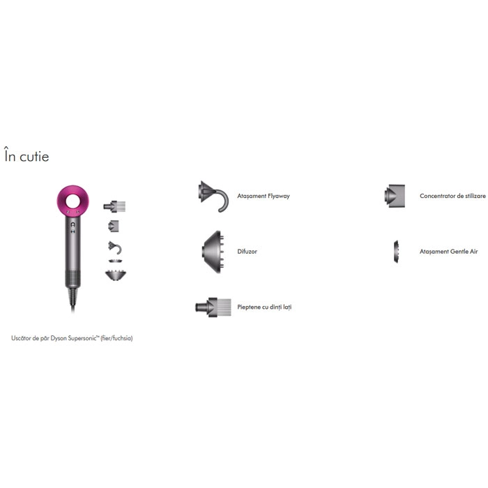 Uscător de păr Dyson Supersonic HD07 Fuchsia