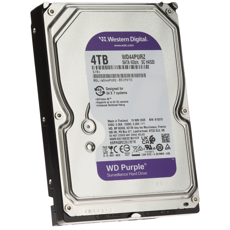 Unitate HDD Western Digital WD Purple 4 TB