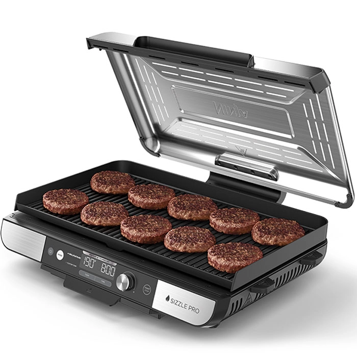 Grătar electric Ninja Sizzle Negru