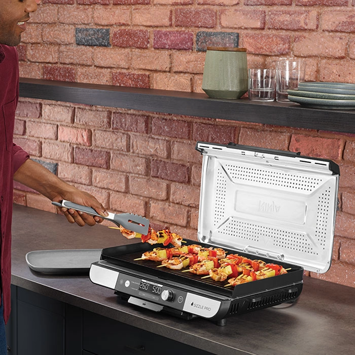 Grătar electric Ninja Sizzle Negru
