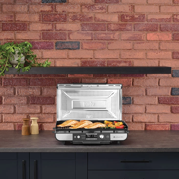 Grătar electric Ninja Sizzle Negru
