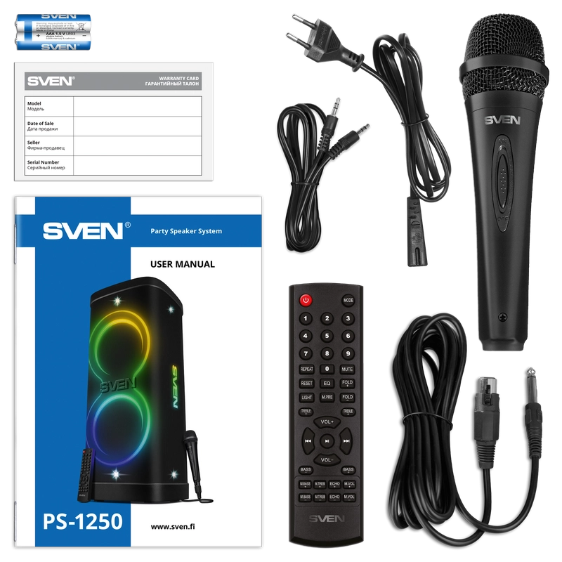 Sistem audio SVEN PS-1250 Negru