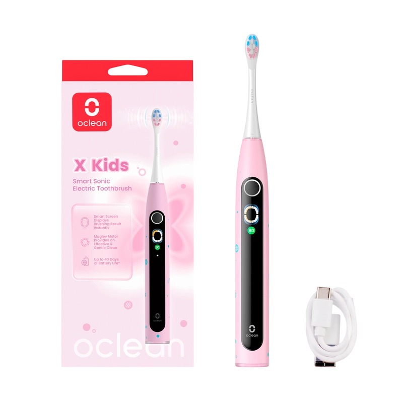 Periuță de dinți electrică Oclean X Kids Roz