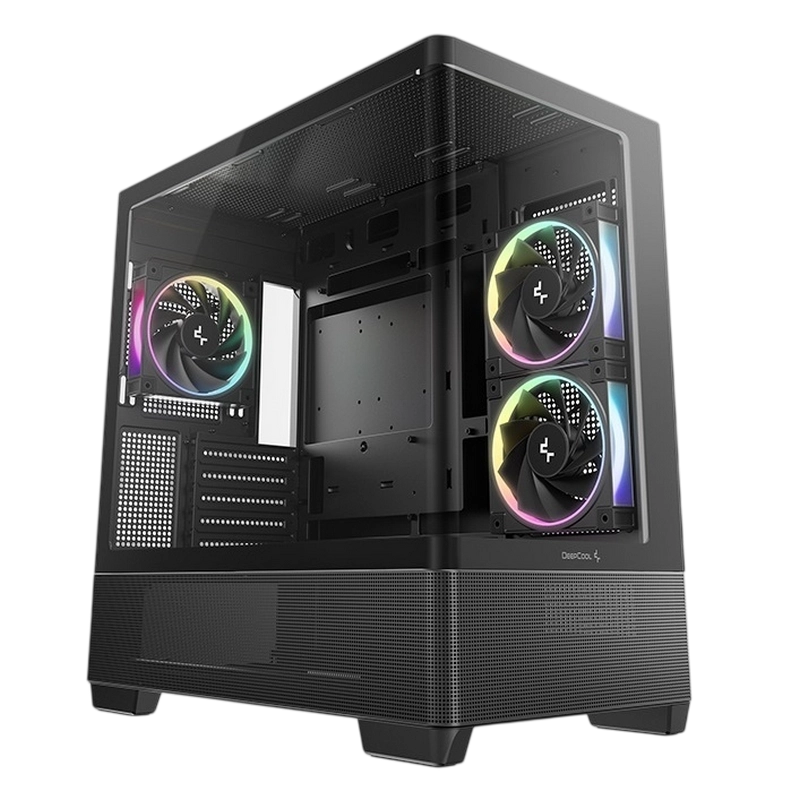 Компьютерный корпус Deepcool CG380U 3F Micro-ATX Черный
