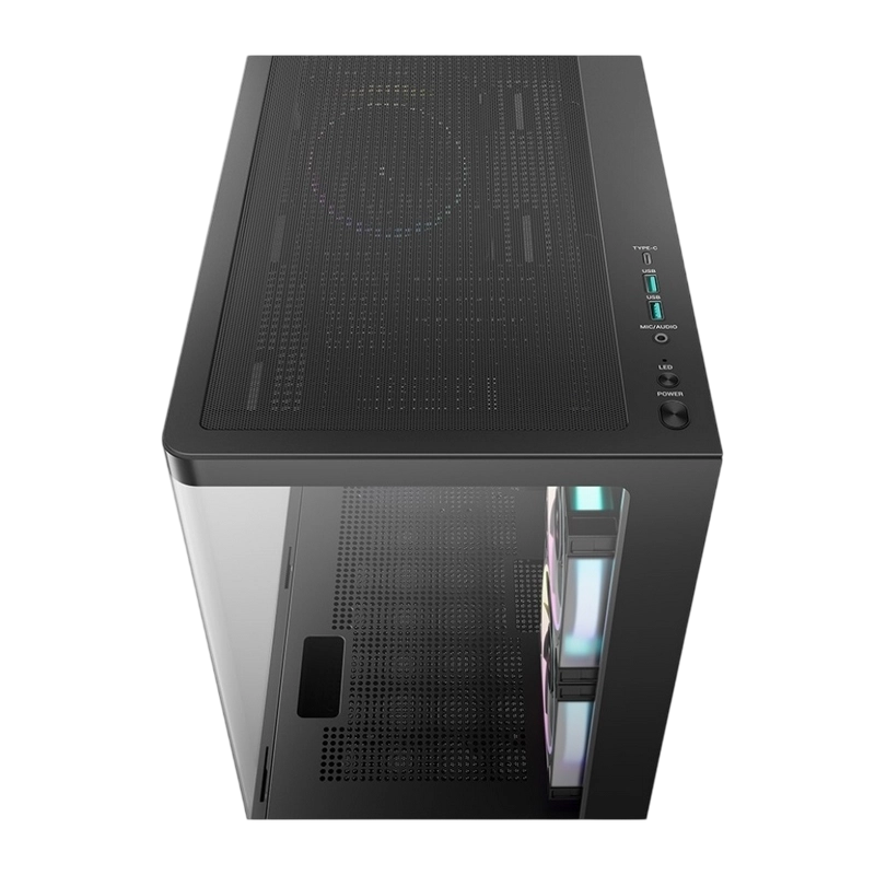 Компьютерный корпус Deepcool CG380U 3F Micro-ATX Черный