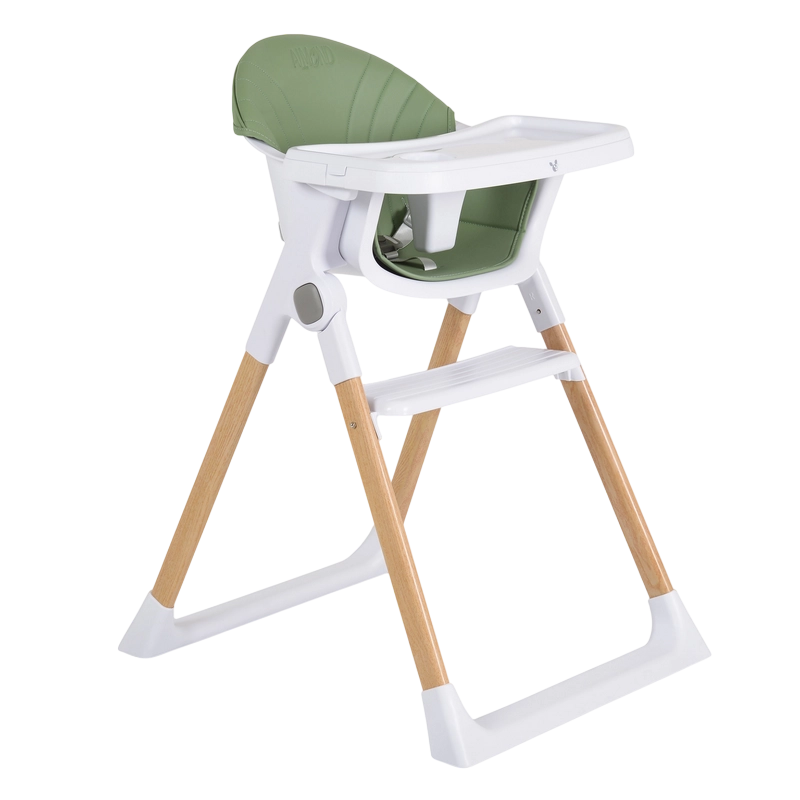 Scaun de hrănire Cangaroo Almond Verde