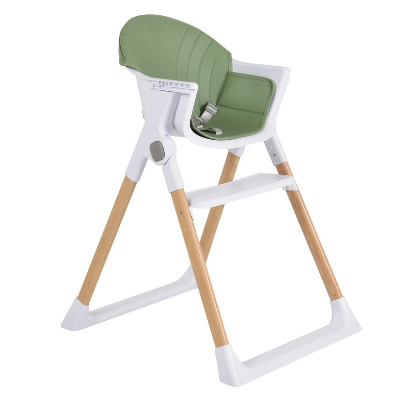 Scaun de hrănire Cangaroo Almond Verde
