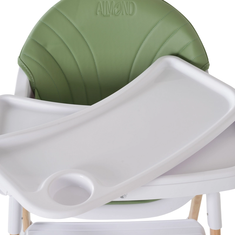 Scaun de hrănire Cangaroo Almond Verde