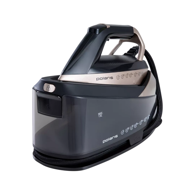 Утюг с парогенератором Polaris PSS7590K Черный | Золотистый