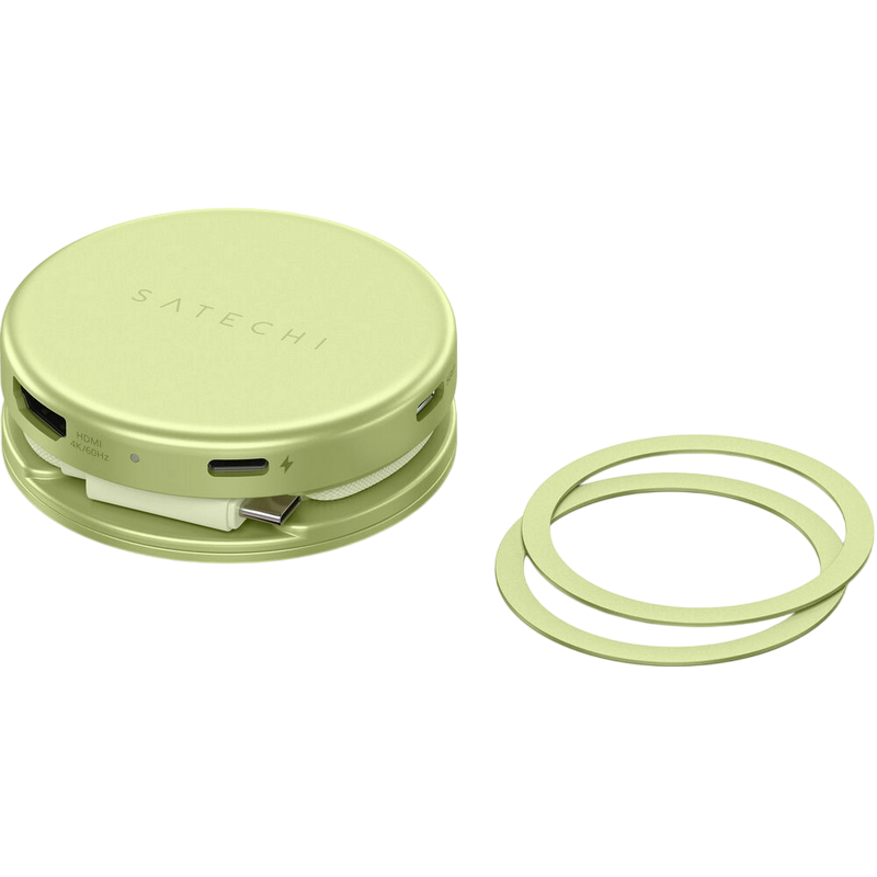 Adaptor multiport Satechi OntheGo Verde