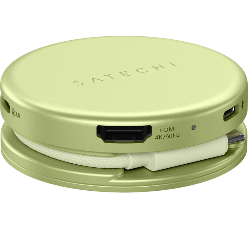 Adaptor multiport Satechi OntheGo Verde