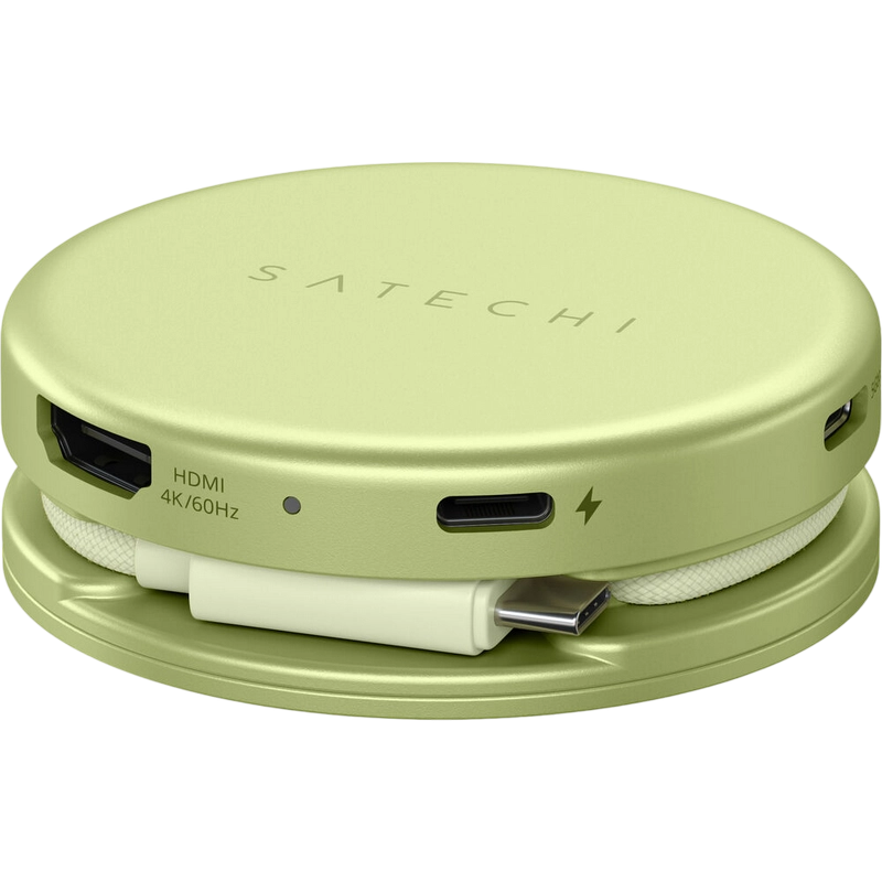 Adaptor multiport Satechi OntheGo Verde