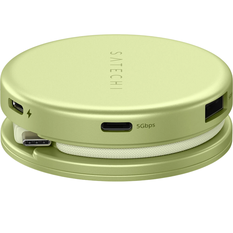 Adaptor multiport Satechi OntheGo Verde