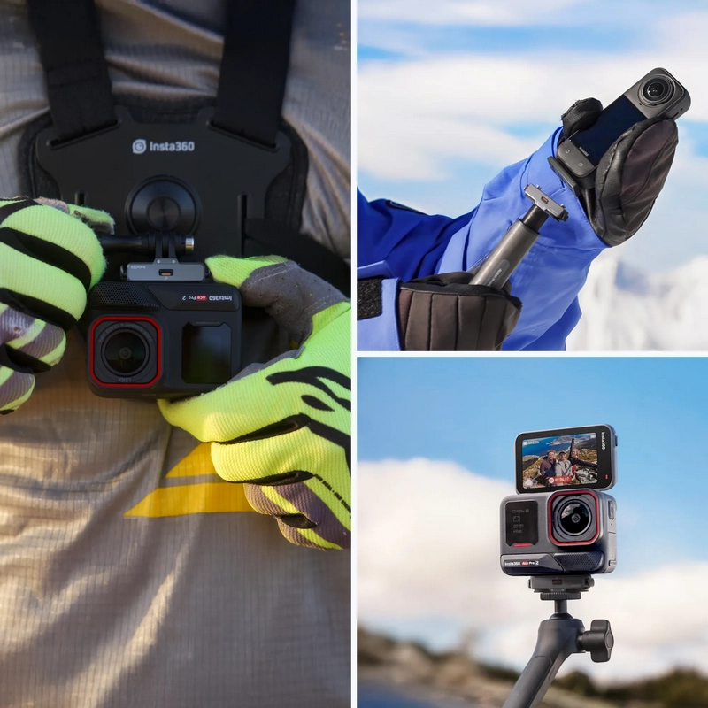 Аксессуары для экшн камеры Insta360 Quick Release Mount 2.0 Черный