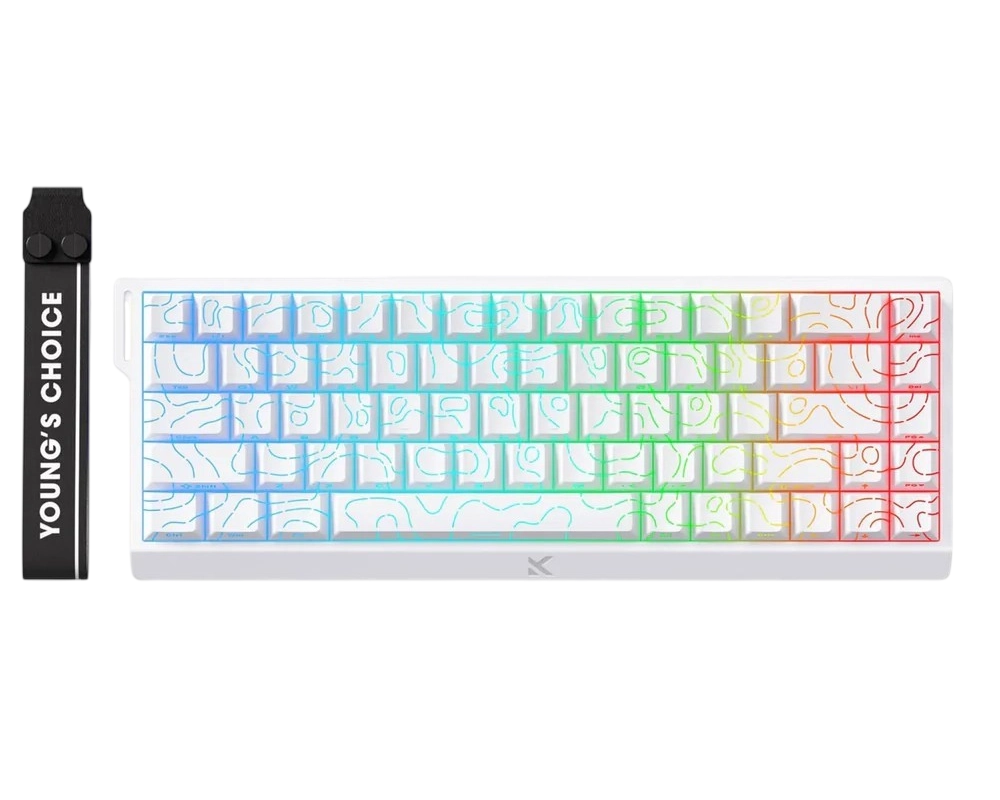 Клавиатура MCHOSE Ace 68 Ultra E-Sport Механический Белый