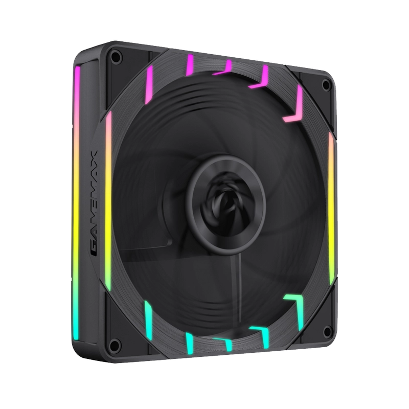 Ventilator PC Gamemax Tornado T12 ARGB-R 120 mm Negru