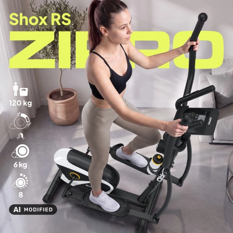 Bicicletă eliptică Zipro Shox RS Negru