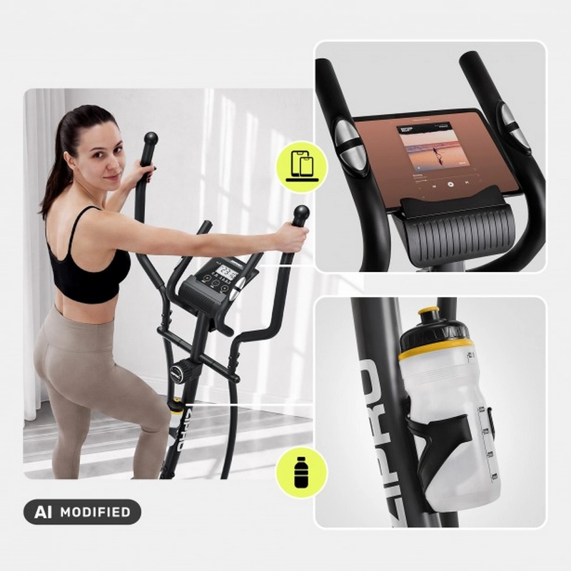 Bicicletă eliptică Zipro Shox RS Negru