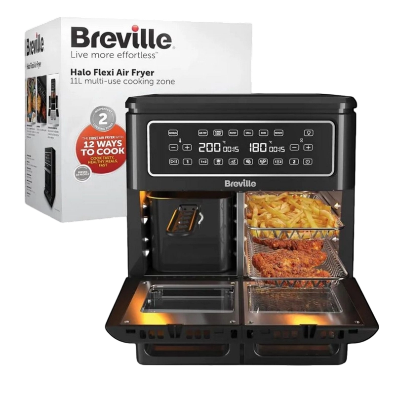 Аэрогриль Breville Halo Flexi Черный