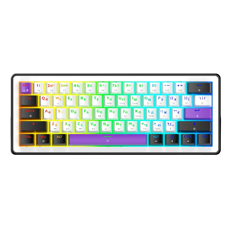 Клавиатура HATOR Hellyberry HK60 Механический Белый