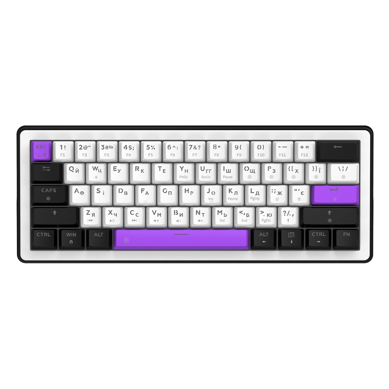 Клавиатура HATOR Hellyberry HK60 Механический Белый