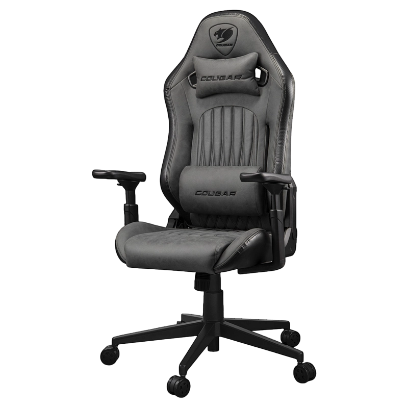 Scaun Gaming Cougar Explore PVC Piele Jet Gray F