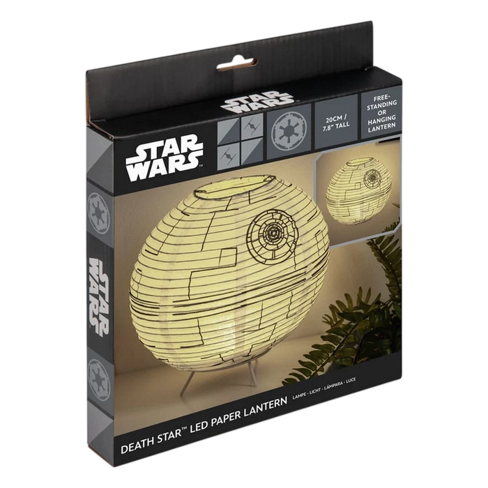 Lampă de noapte Paladone Death Star Lantern Alb Cald