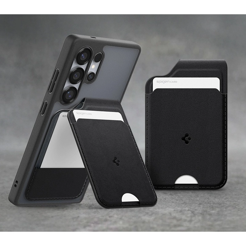 Husă Portmoneu Samsung Spigen Valentinus S Negru