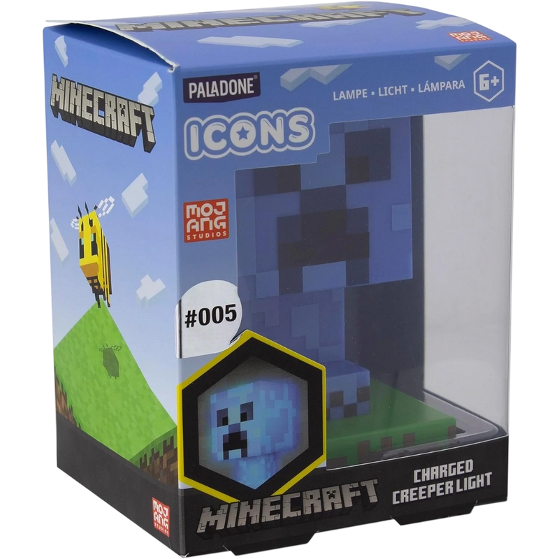 Lampă de noapte Paladone Charged Creeper Icon Light V2