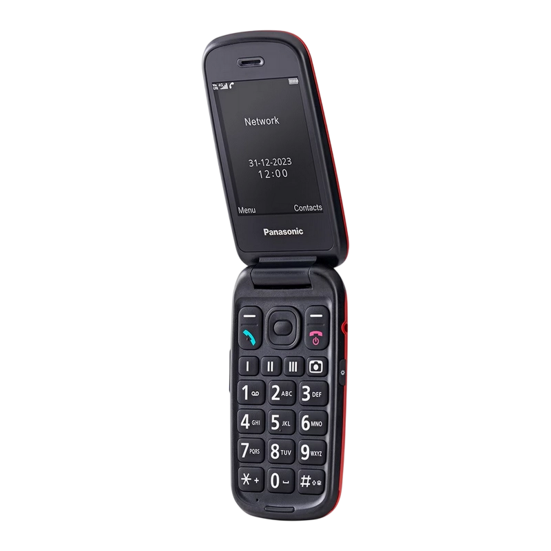 Telefon mobil Flip Panasonic KX-TU550 Roșu