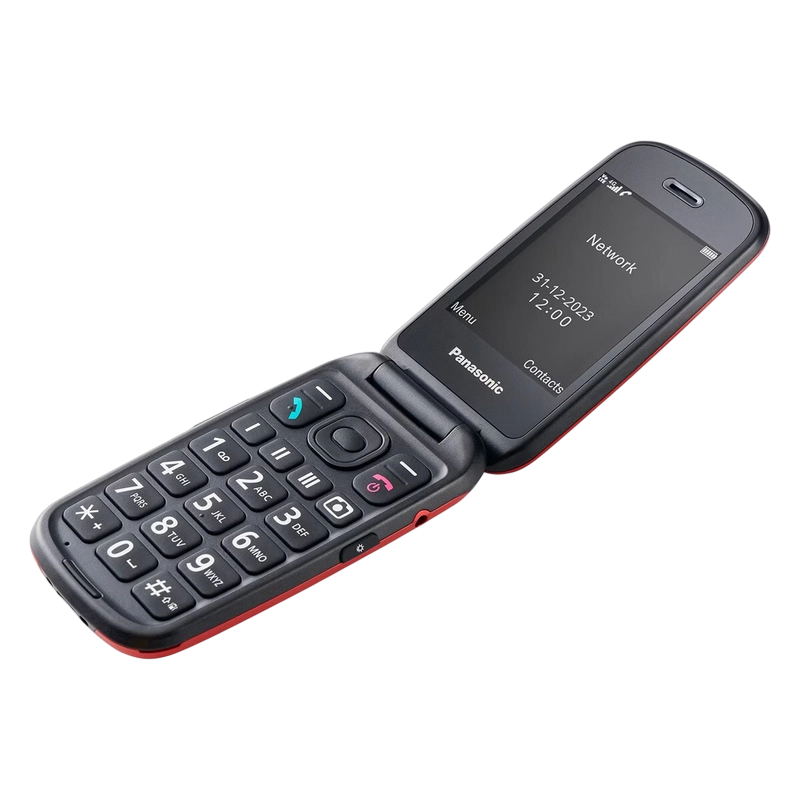 Telefon mobil Flip Panasonic KX-TU550 Roșu