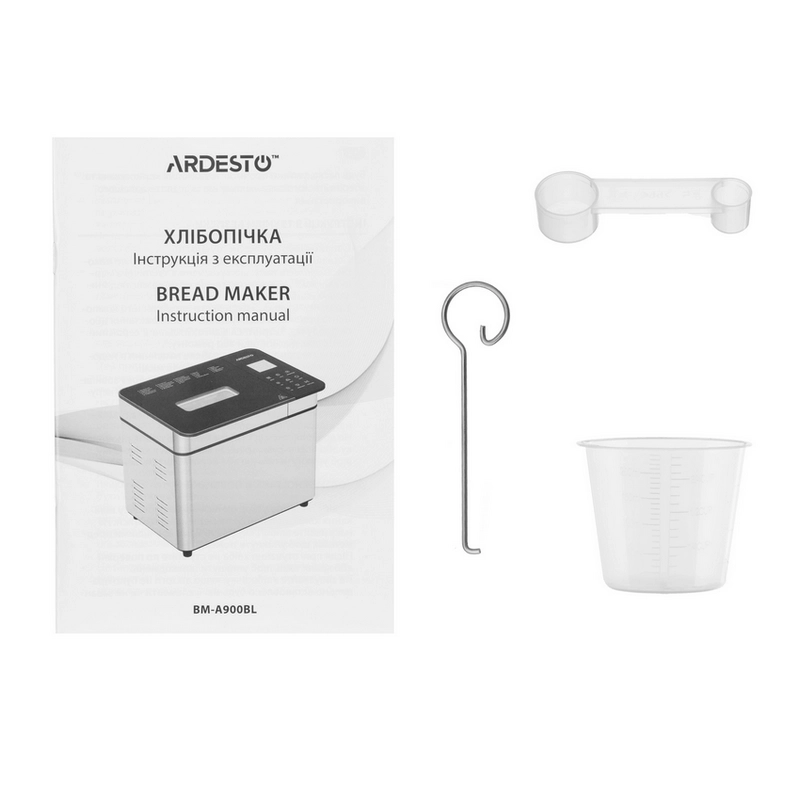 Хлебопечка Ardesto BM-A900BL Серебристый
