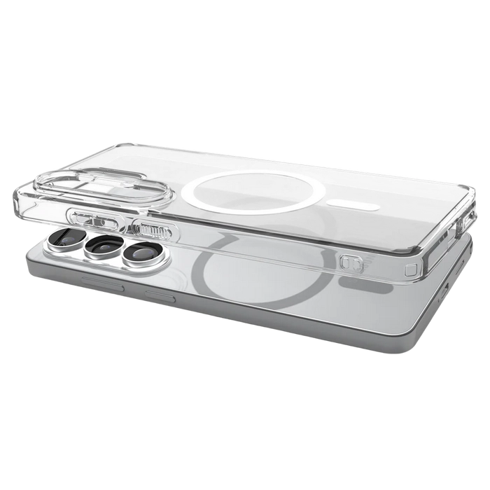 Husă Spigen Samsung Galaxy S26 Ultra Ultra Hybrid MAG Transparent | Alb