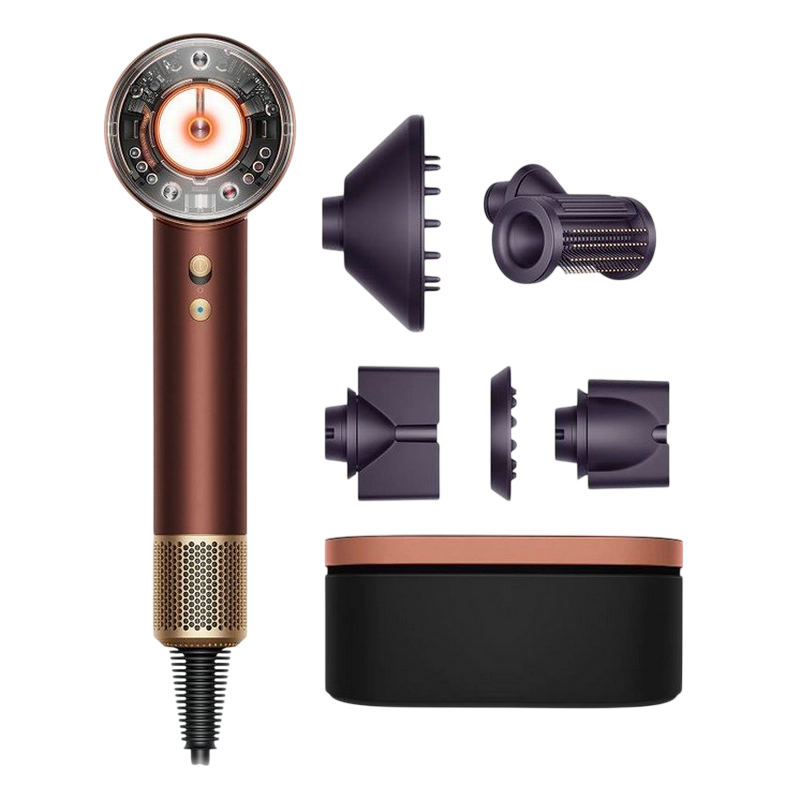 Uscător de păr Dyson Supersonic Nural HD16 Straight+Wavy Plum | Copper