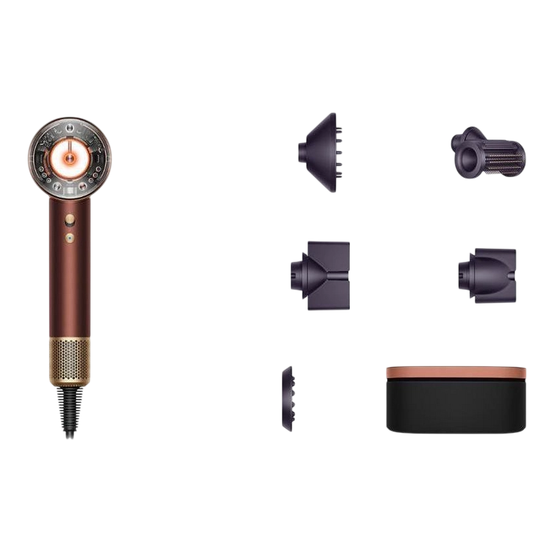 Uscător de păr Dyson Supersonic Nural HD16 Straight+Wavy Plum | Copper