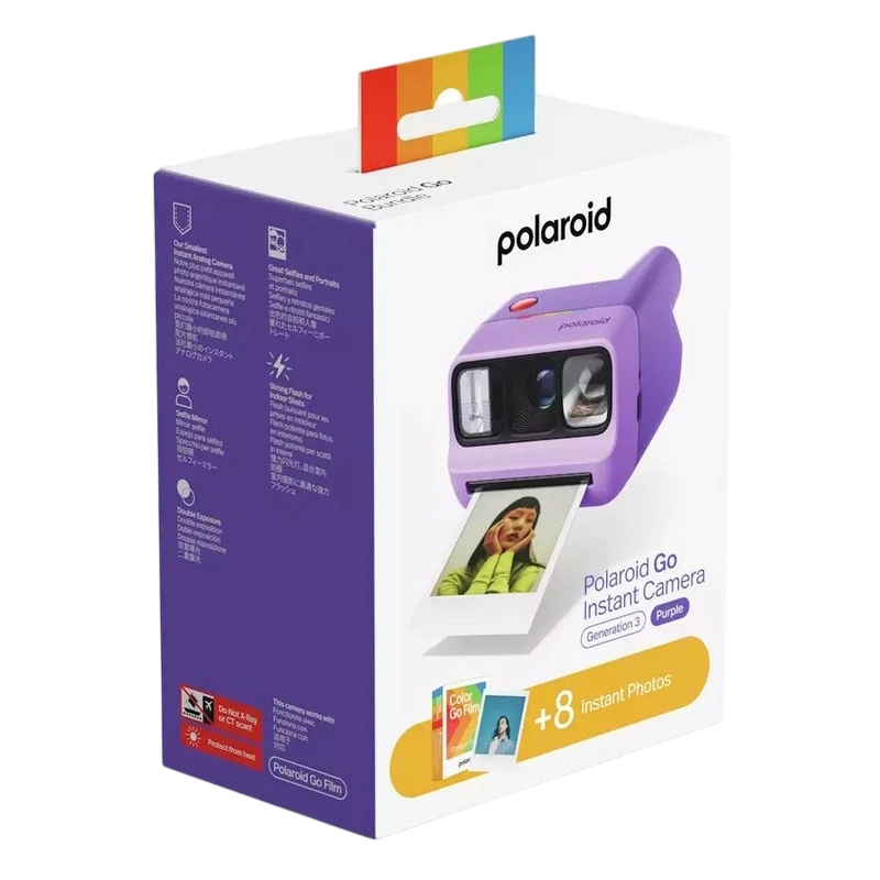 Cameră Foto Polaroid Go Gen 3 + Color Film Bundle