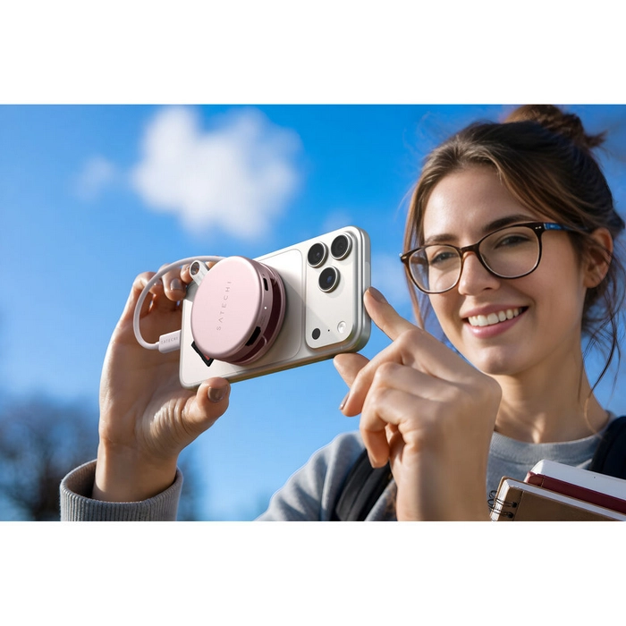 Adaptor multiport Satechi OntheGo Roz