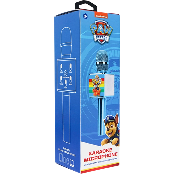 Microfon Karaoke Motorola Paw Patrol Fără fir Albastru deschis