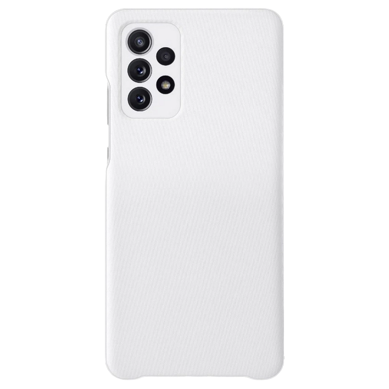 Чехол книжка Samsung Galaxy A72 Smart S View Wallet Белый
