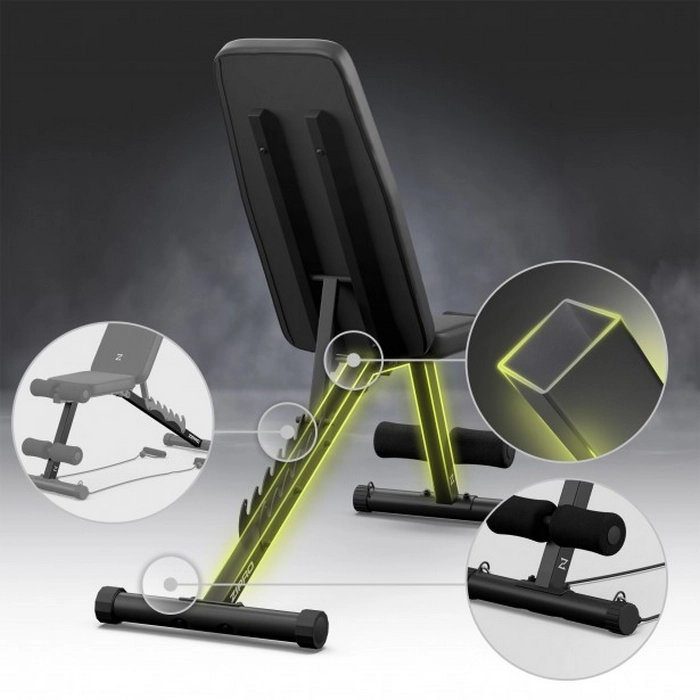 Bancă fitness Zipro Tempo Negru