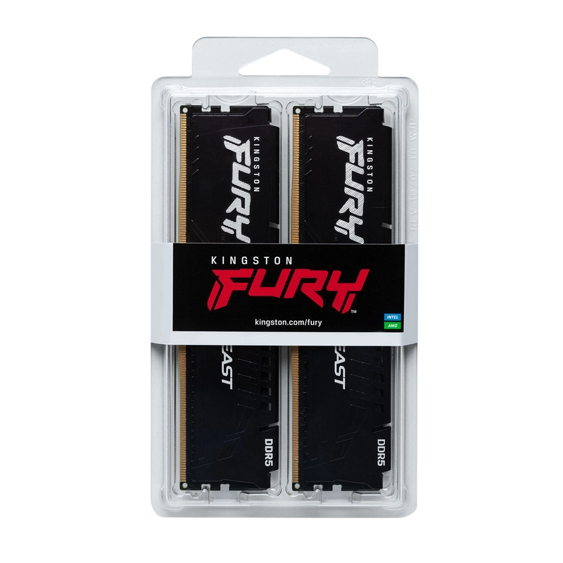 Memorie RAM Kingston KF556C36BBE2K2-64 FURY Beast 64GB Negru