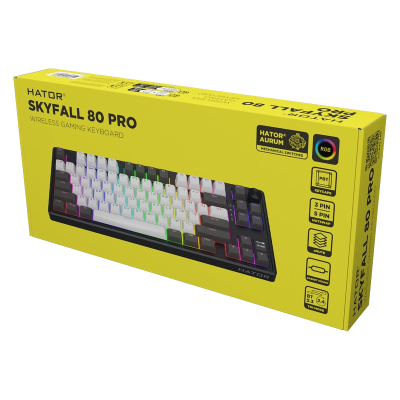 Клавиатура HATOR Skyfall 80 Pro Механический Черный
