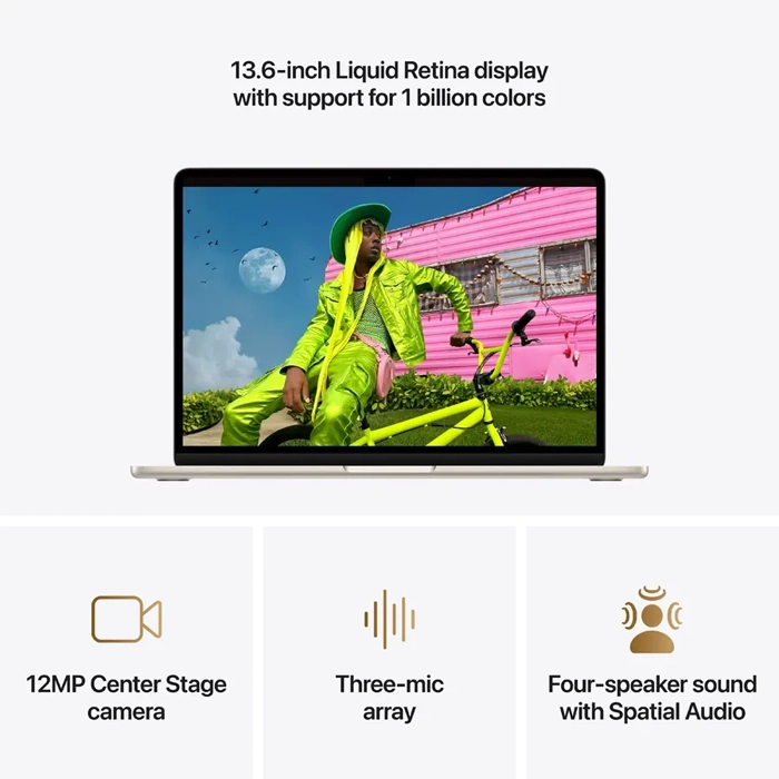 Laptop Apple MacBook Air 13.6 Starlight