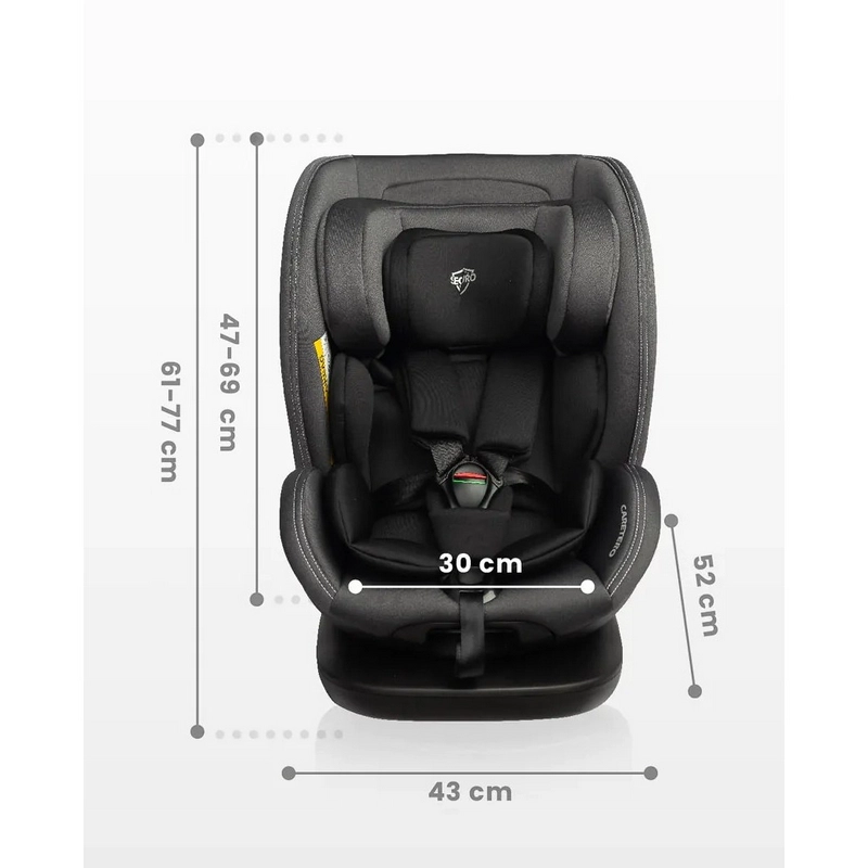 Детское автокресло Caretero Securo Серый