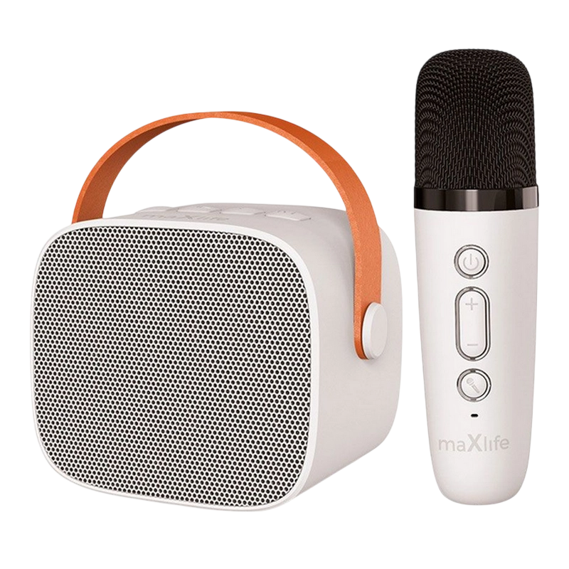 Microfon Karaoke Maxlife MXKS-100 Fără fir Alb