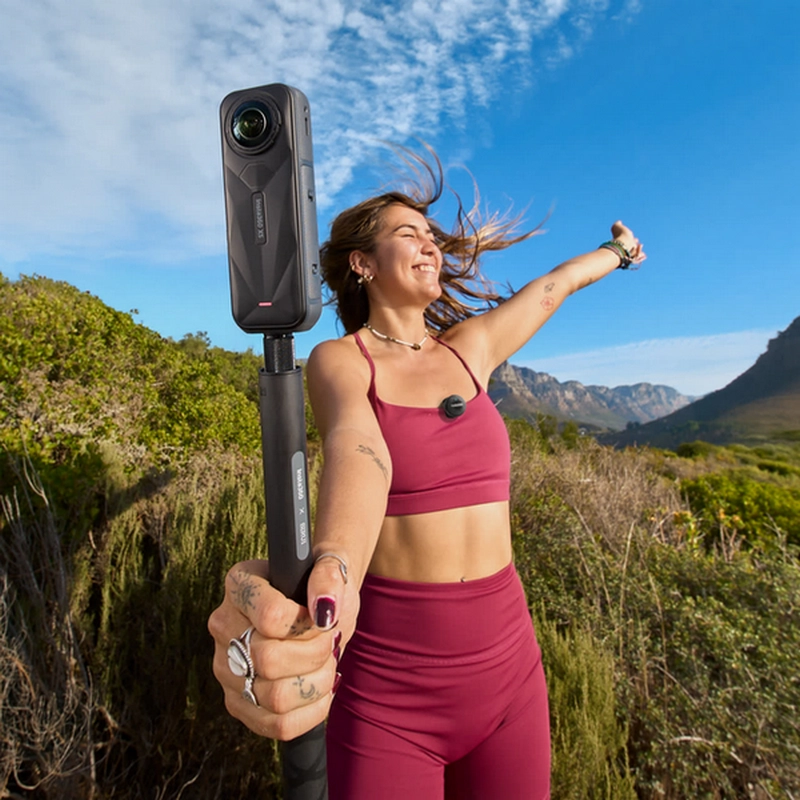 Портативный записывающий микрофон Insta360 Mic Air Transmitter Беспроводной Черный