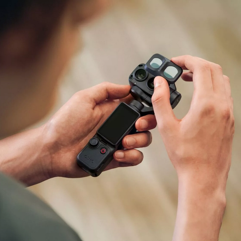 Cameră action DJI Osmo Pocket 4P Standard Combo Negru