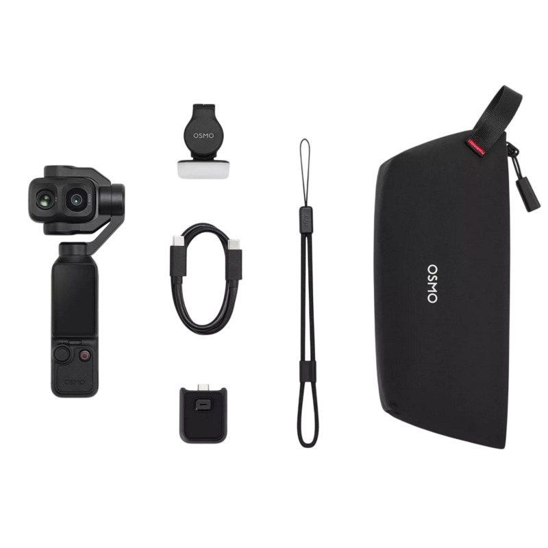 Cameră action DJI Osmo Pocket 4P Standard Combo Negru