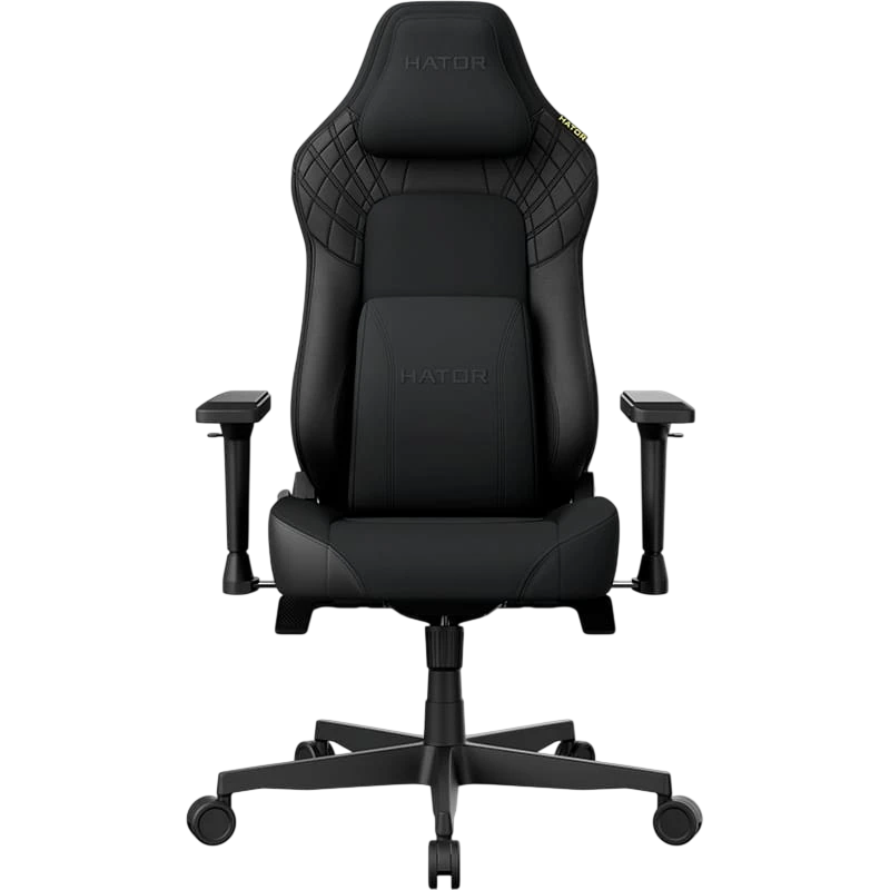 Scaun Gaming HATOR Darkside 3L Pro PU Piele, Velur Negru